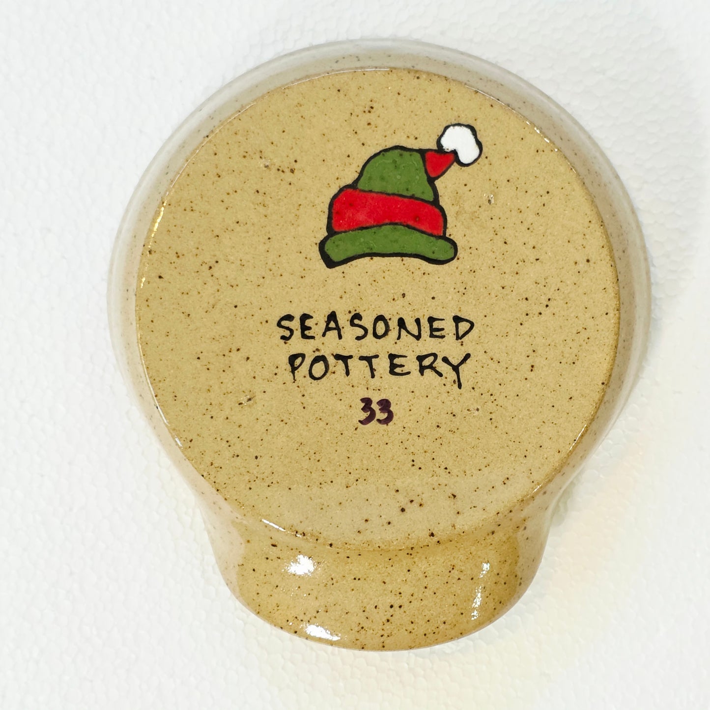 #33 Handmade stoneware spoonrest
