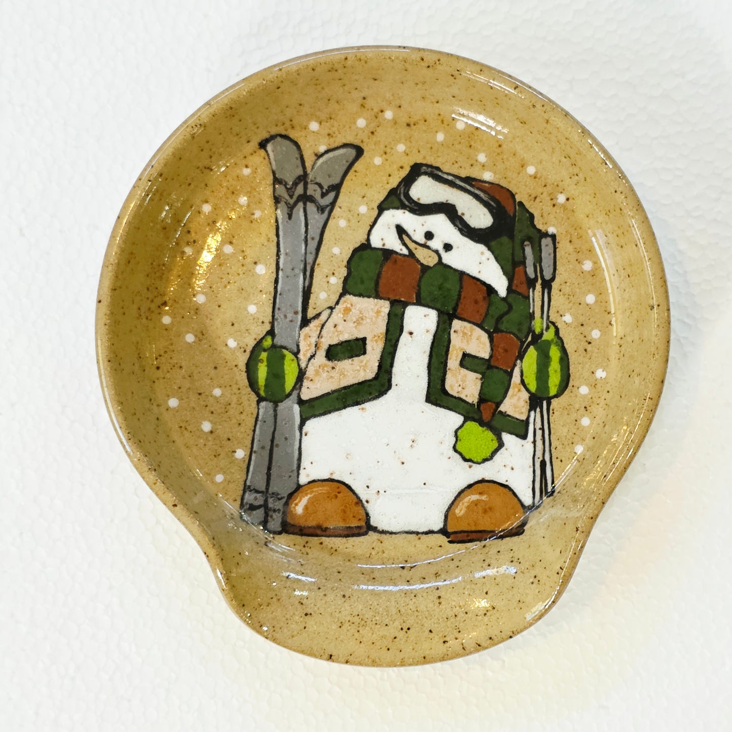 #34 Handmade stoneware spoonrest