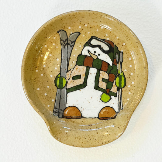 #34 Handmade stoneware spoonrest