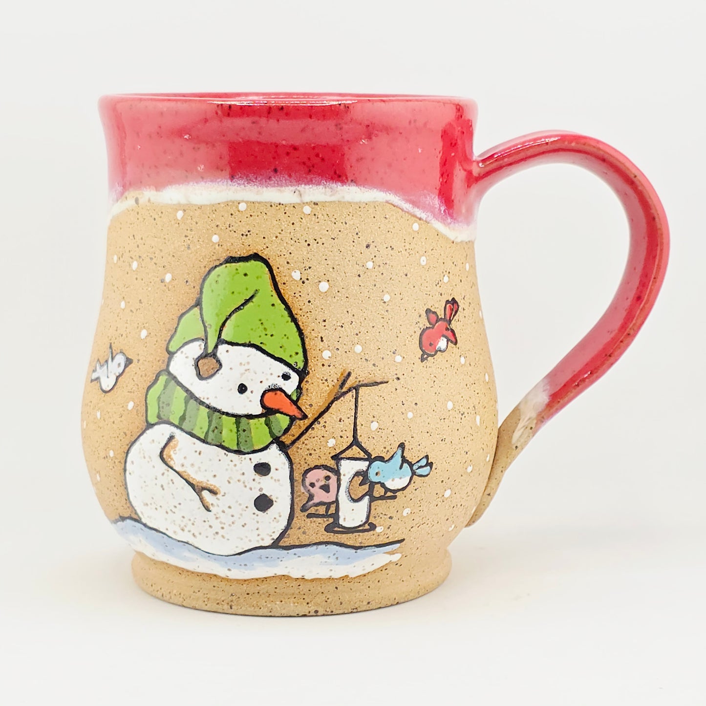 #02 Handmade stoneware mug 16-17oz