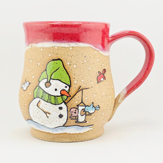 #02 Handmade stoneware mug 16-17oz