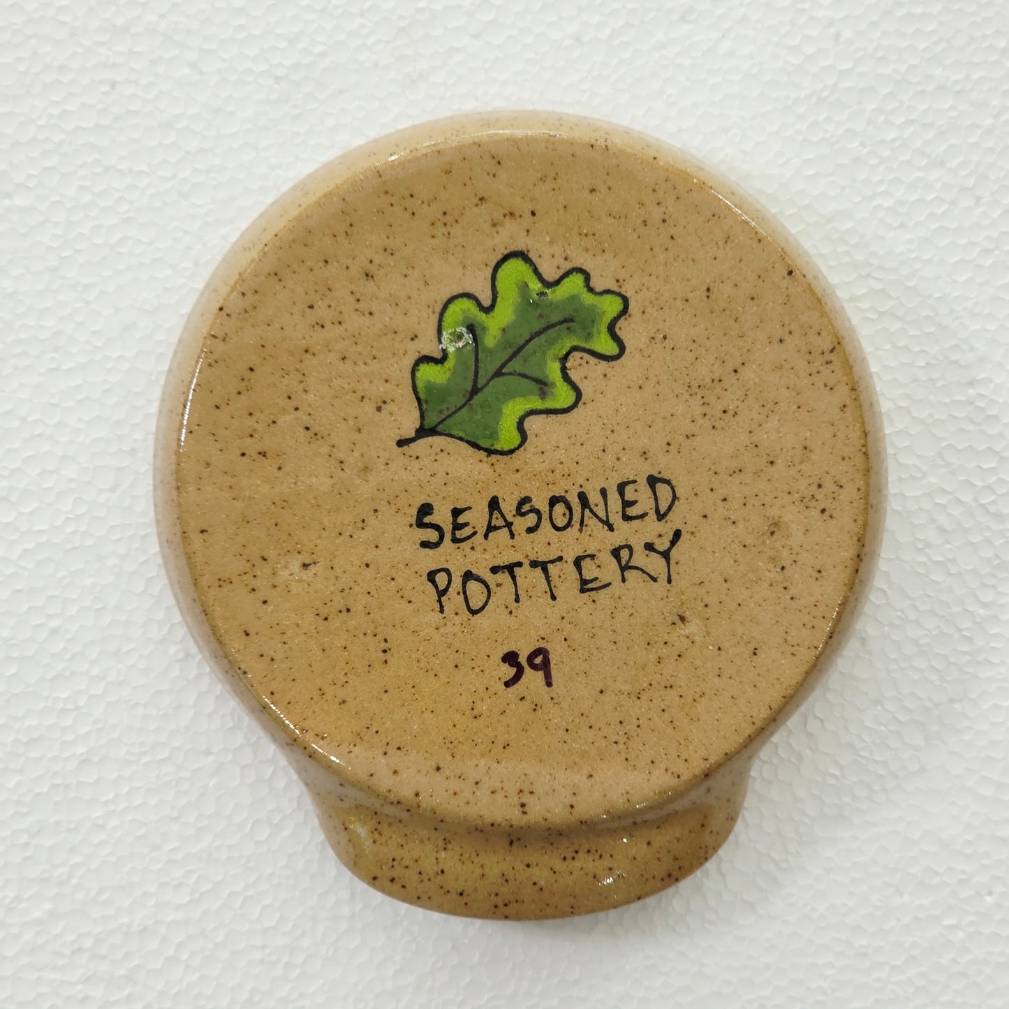 #39 Handmade stoneware spoonrest