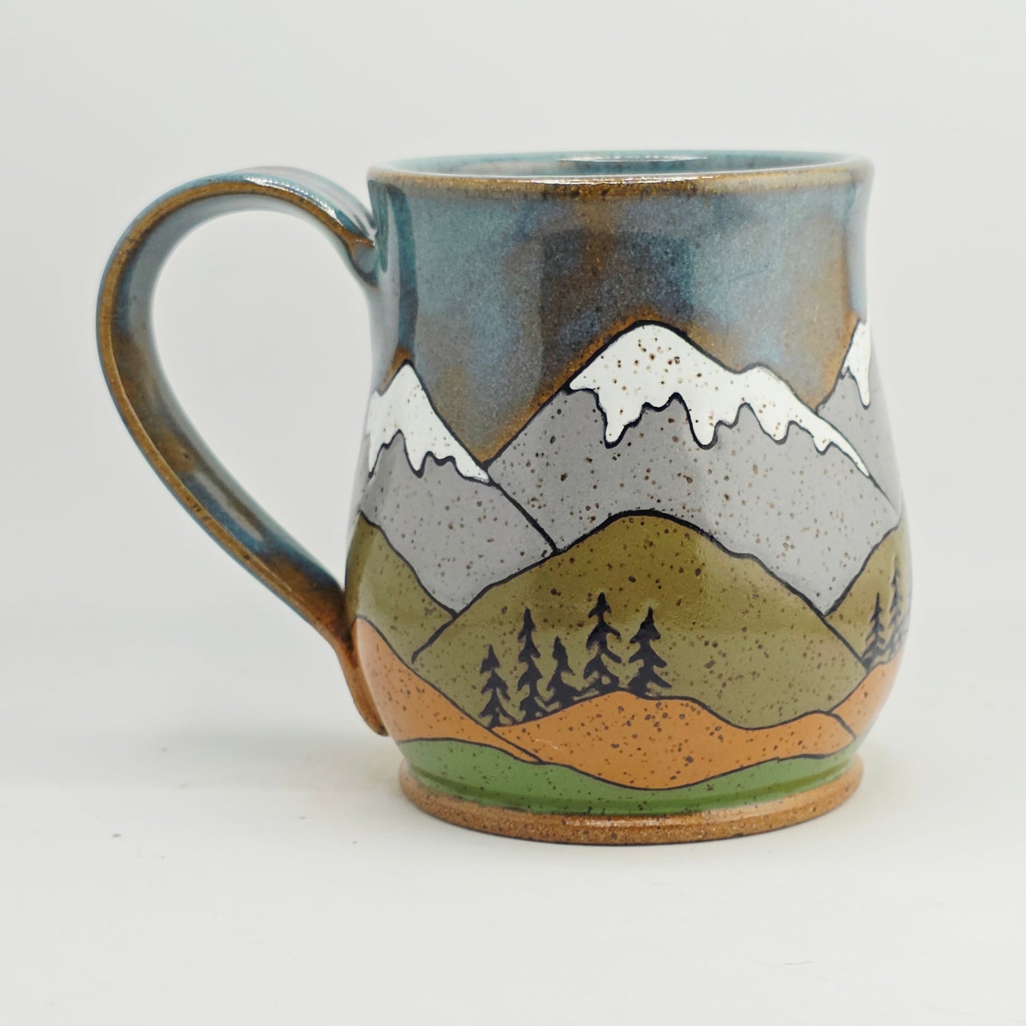 #40 Handmade stoneware Mug 16oz