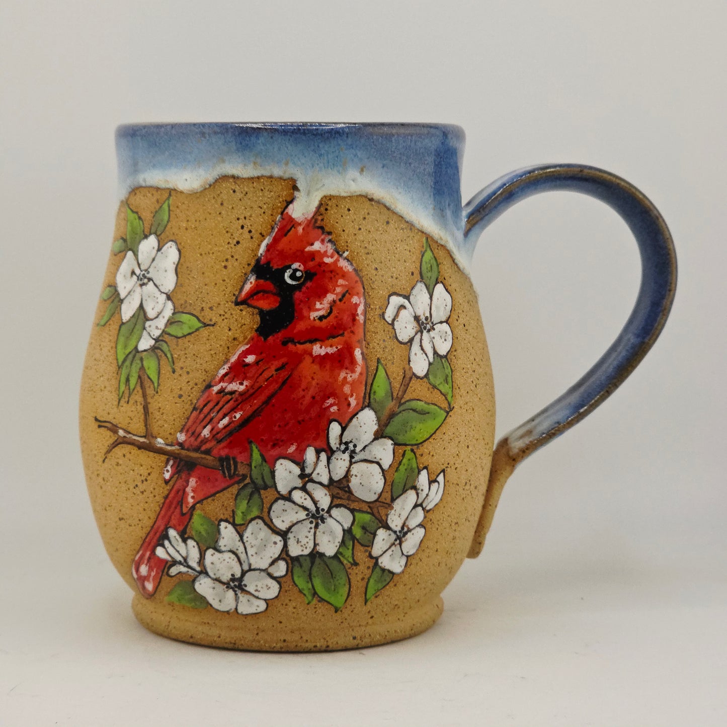 #026 Handmade stoneware mug 17oz
