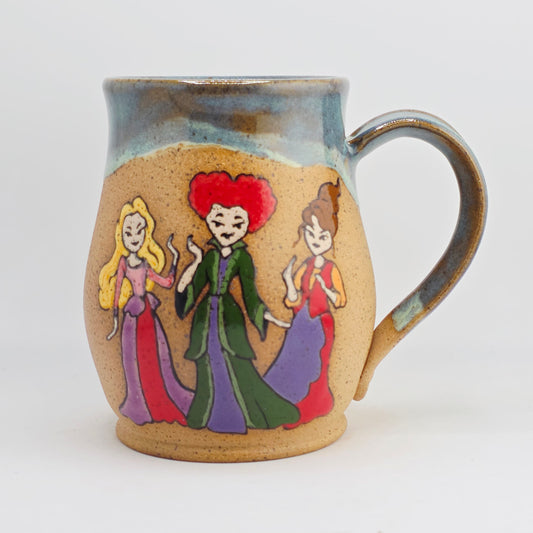 #19 Handmade stoneware Mug 17oz