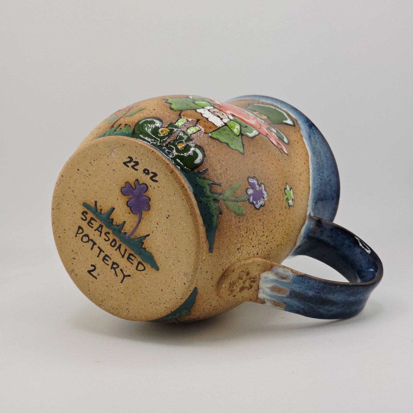 #02 Handmade stoneware Mug    22oz