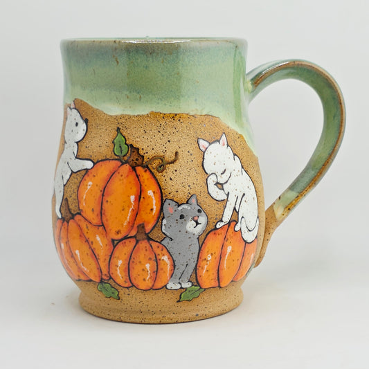 #16 Handmade stoneware Mug 17oz