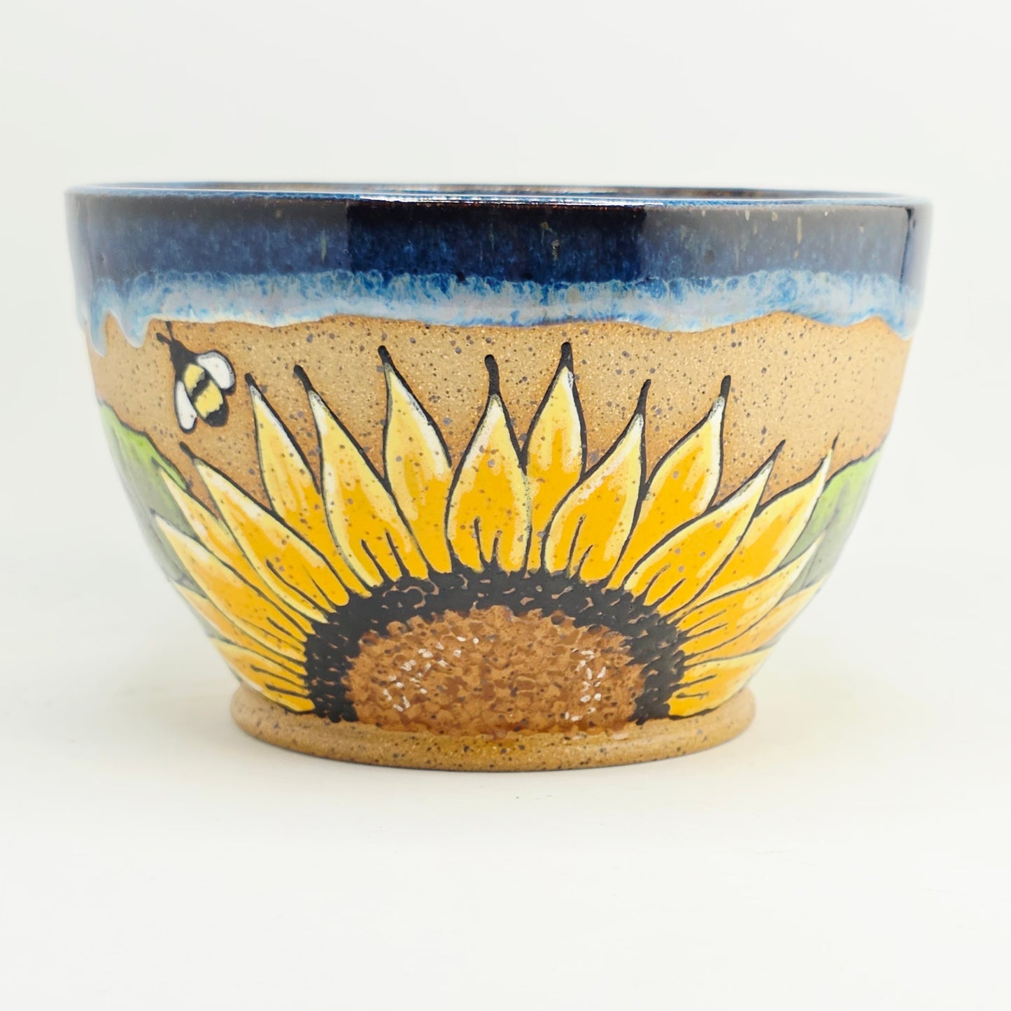 #34 Handmade stoneware bowl 5.5x3.5