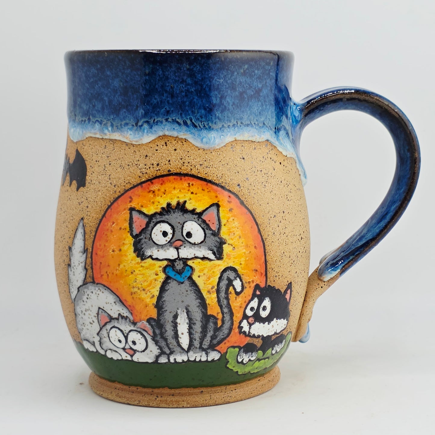 #22 Handmade stoneware Mug 17oz