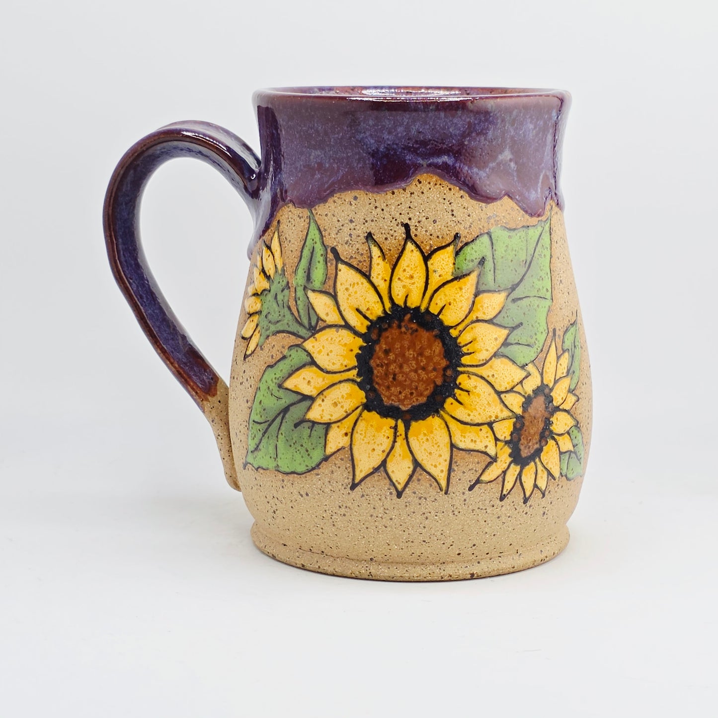 #15 Handmade stoneware Mug 16oz