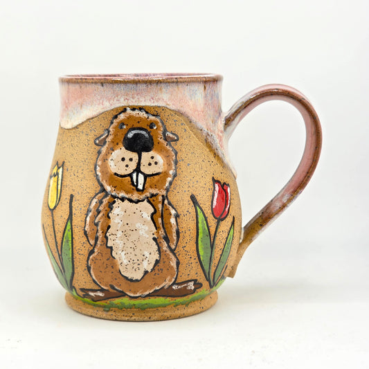 #112 Handmade stoneware mug 14oz