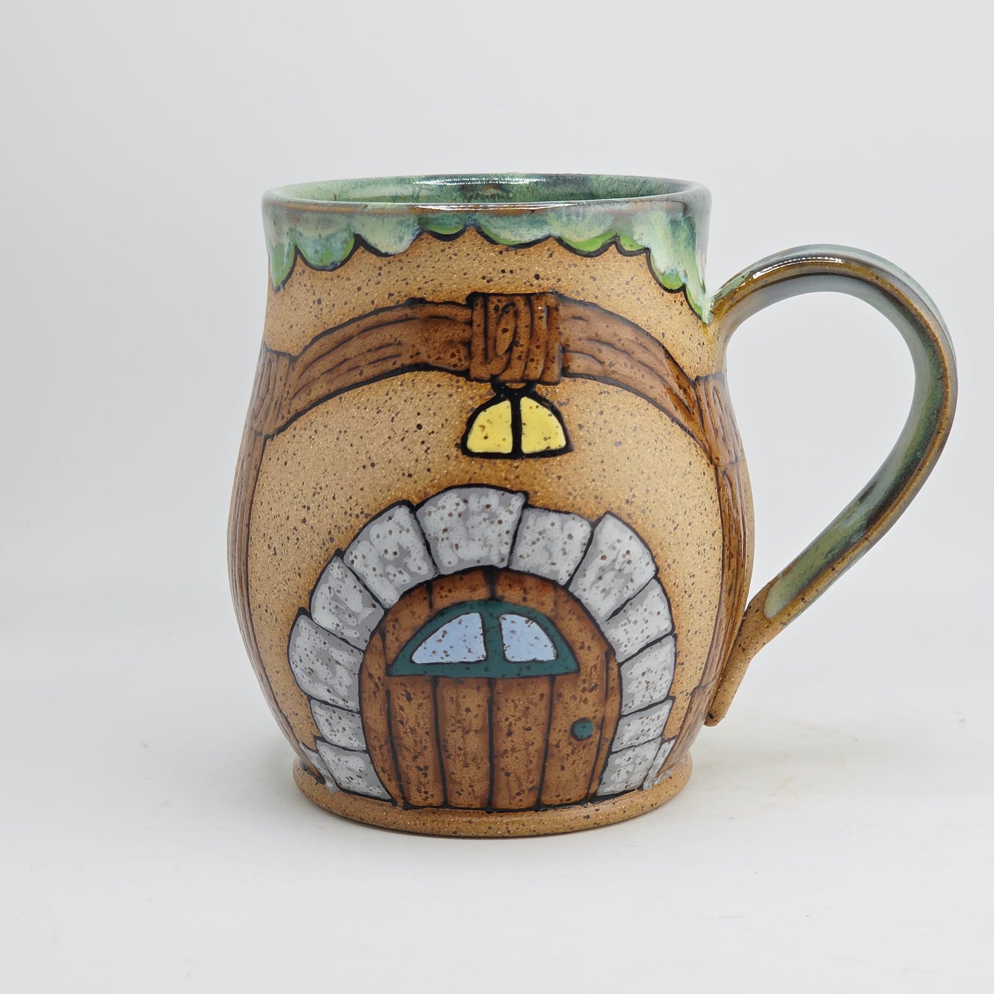 #23 Handmade stoneware Mug 18oz