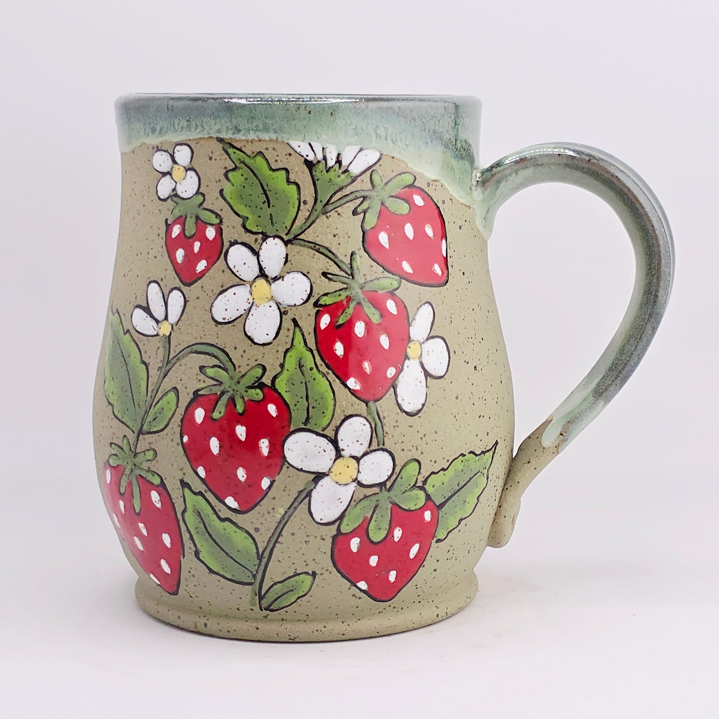 #10 Handmade stoneware Mug 18oz