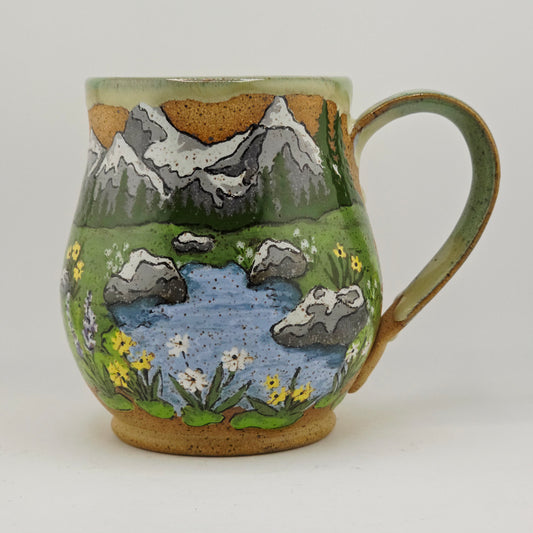 #15 Handmade stoneware mug 16oz
