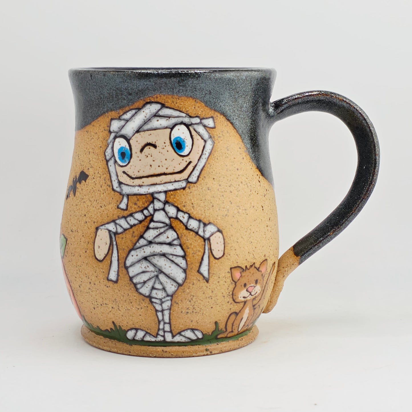 #09 Handmade stoneware Mug 17oz