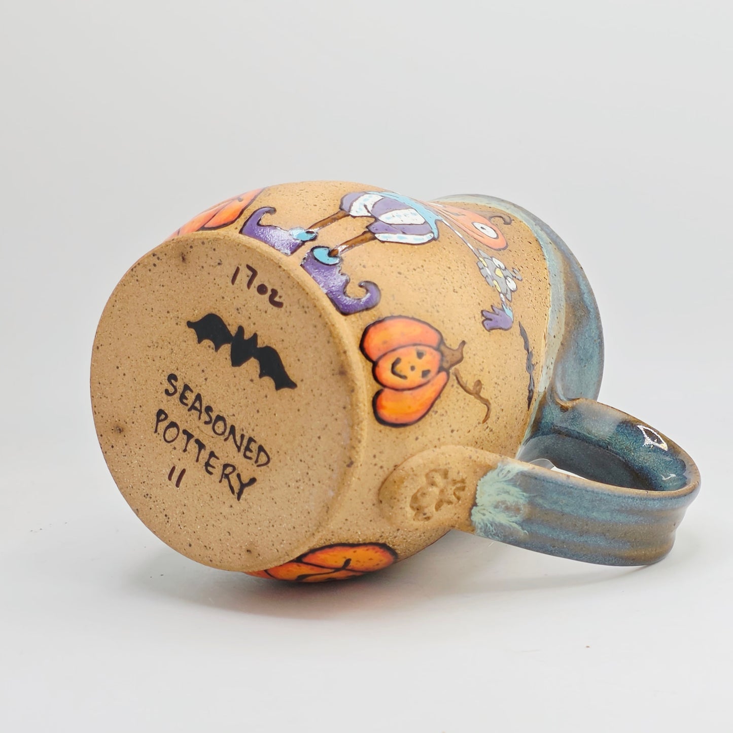 #11 Handmade stoneware Mug 17oz
