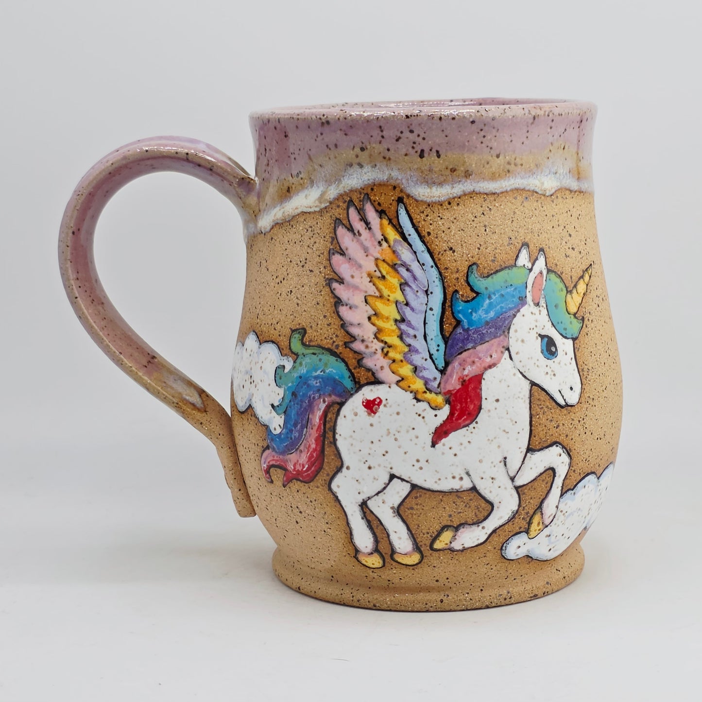 #04 Handmade stoneware Mug 17oz
