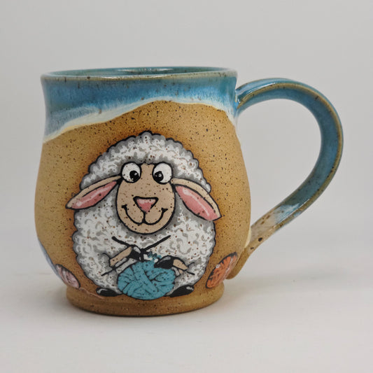 #12 Handmade stoneware Mug   14 oz