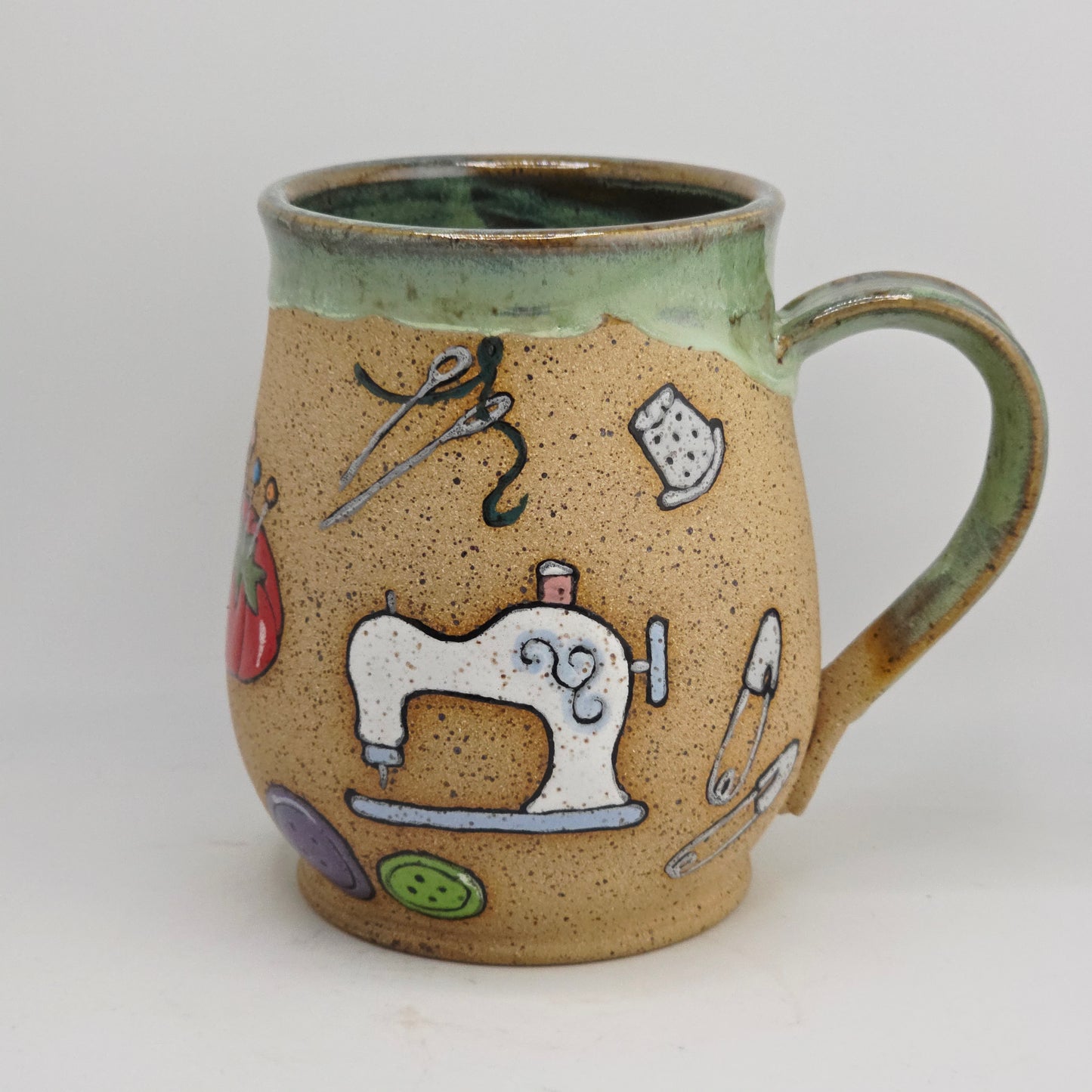 #03 Handmade stoneware Mug   17oz