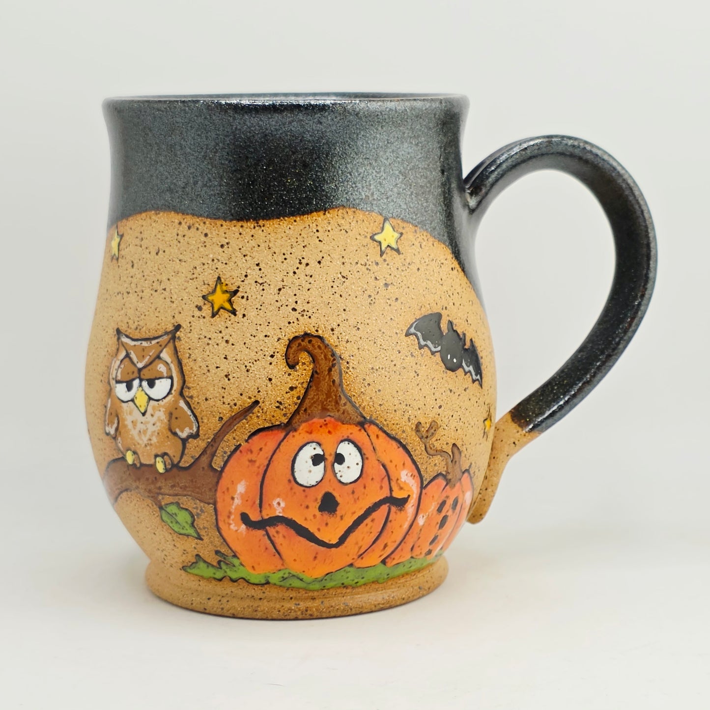 #23 Handmade stoneware Mug 17oz