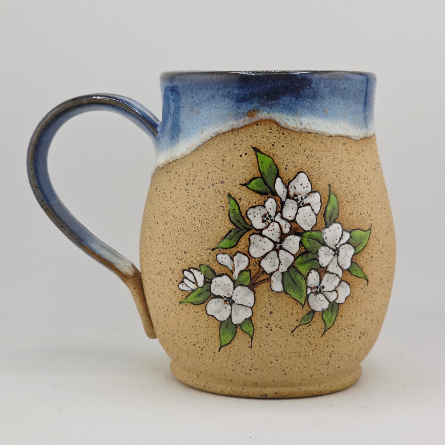 #026 Handmade stoneware mug 17oz