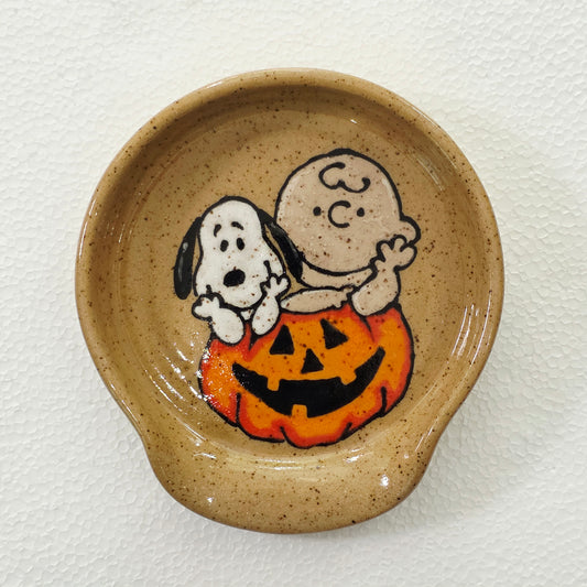 #37 Handmade stoneware spoonrest