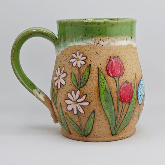 #11 Handmade stoneware Mug 16oz