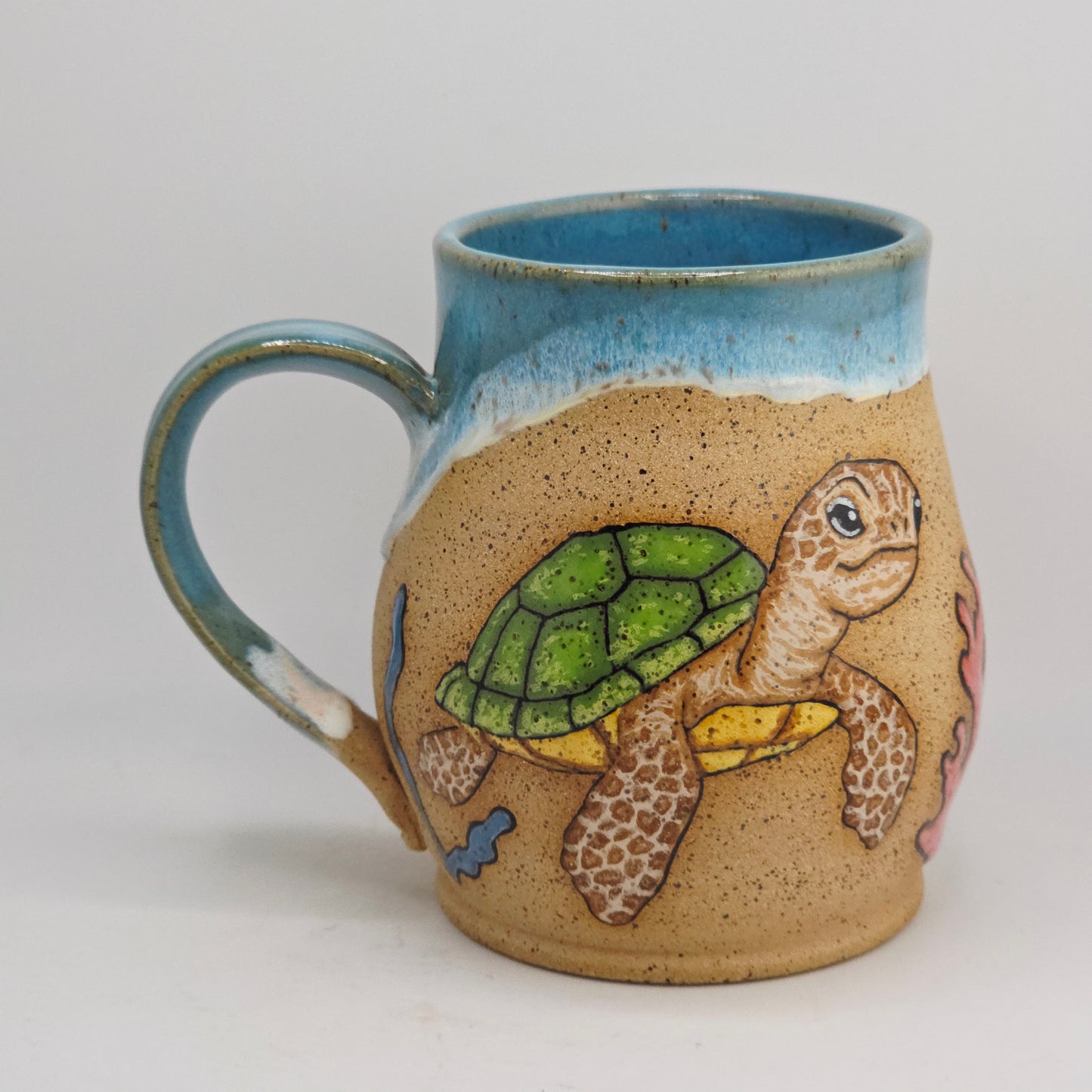 #023 Handmade stoneware Mug   16oz