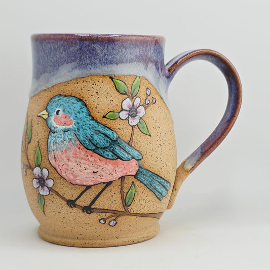 #01 Handmade stoneware Mug 17oz