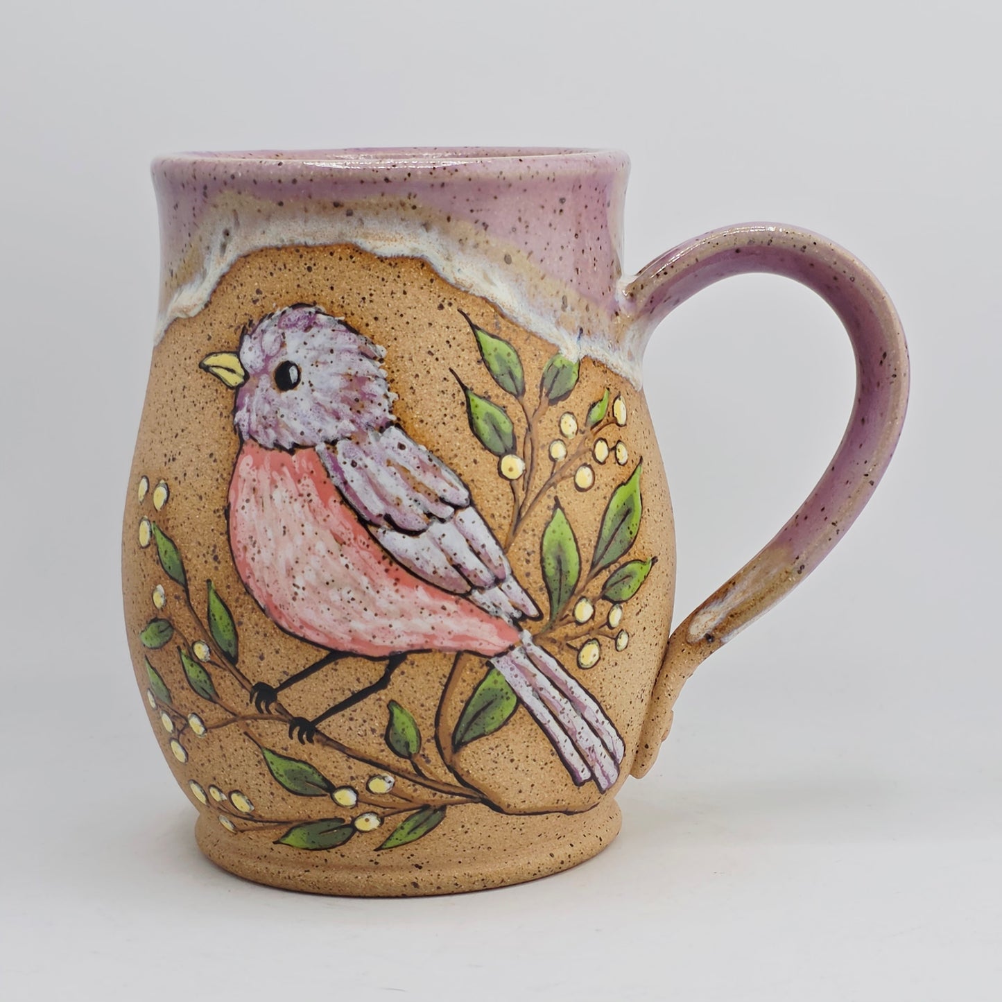 #001 Handmade stoneware Mug 17oz