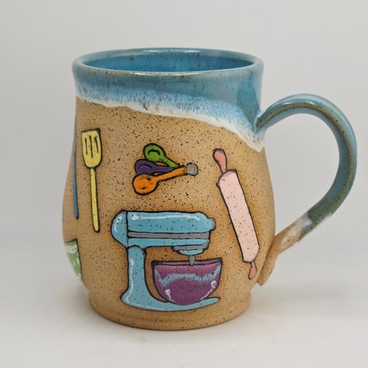 #01 Handmade stoneware Mug   20oz
