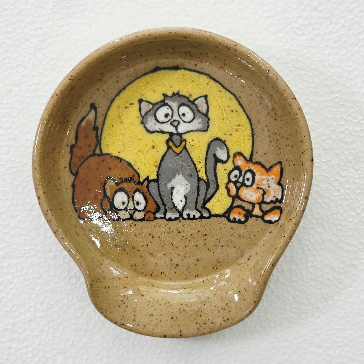 #41 Handmade stoneware spoonrest