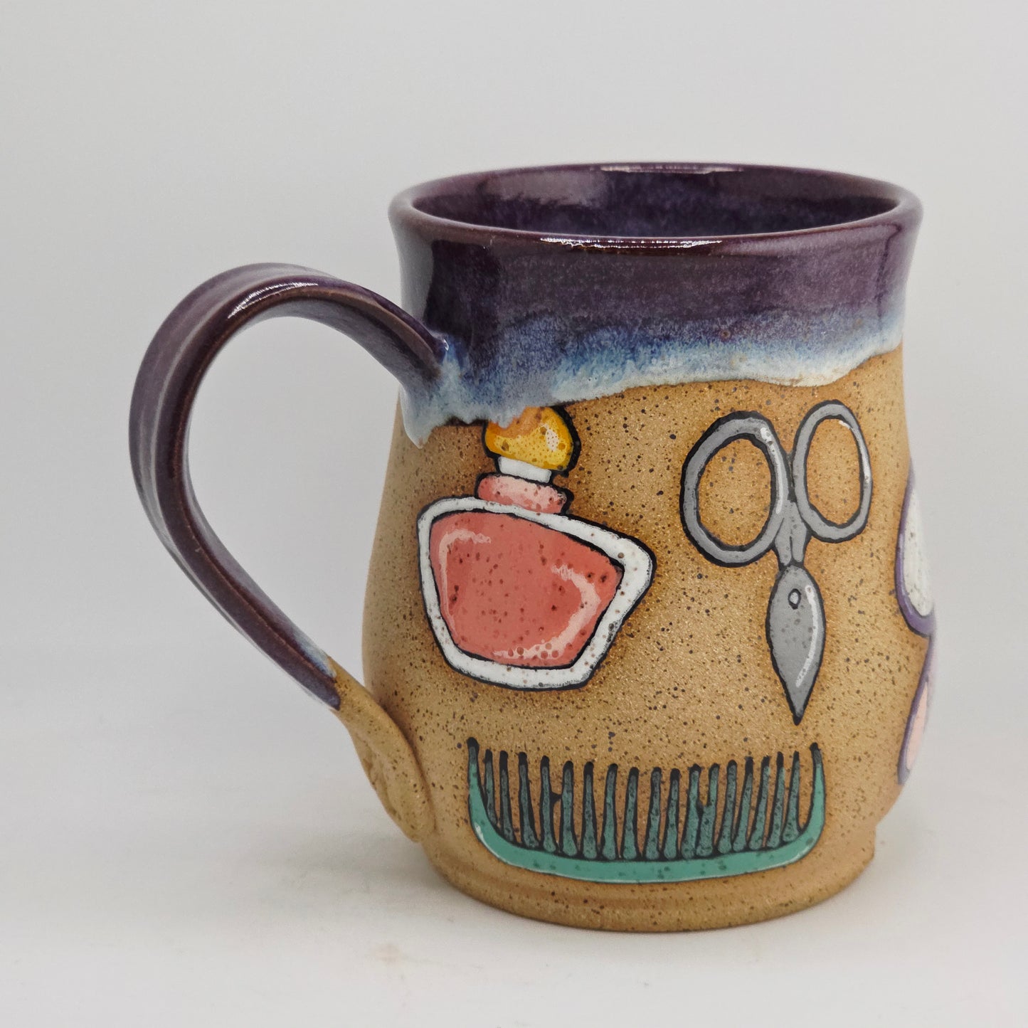 #08 Handmade stoneware Mug   17oz