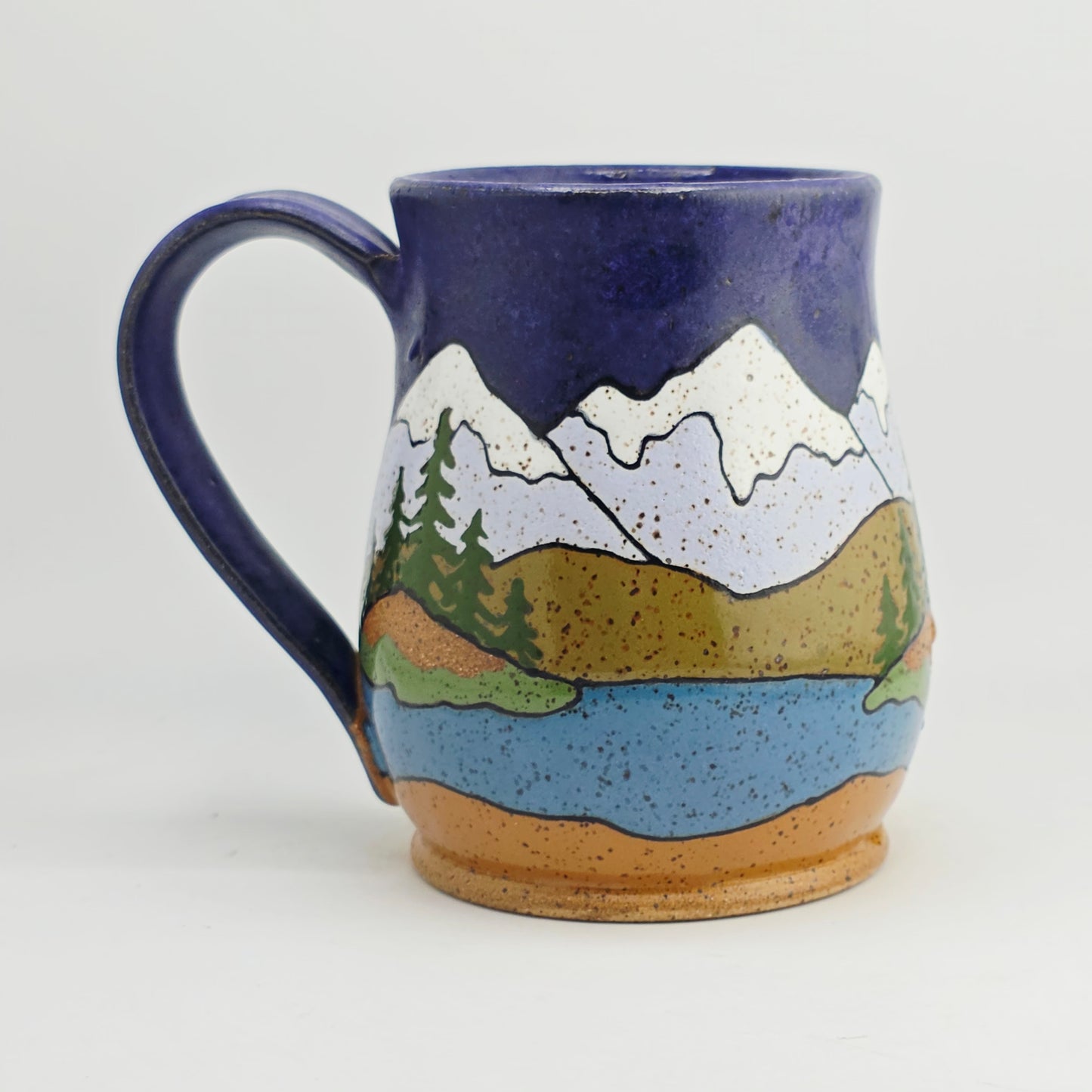 #38 Handmade stoneware Mug 15oz