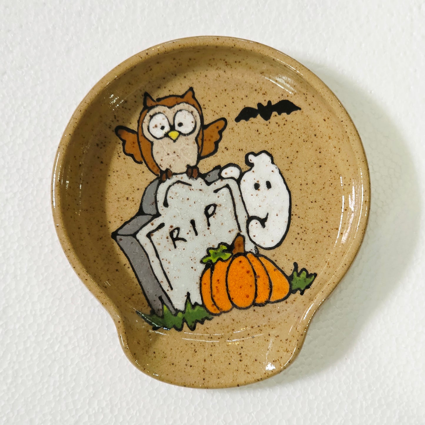 #49 Handmade stoneware spoonrest
