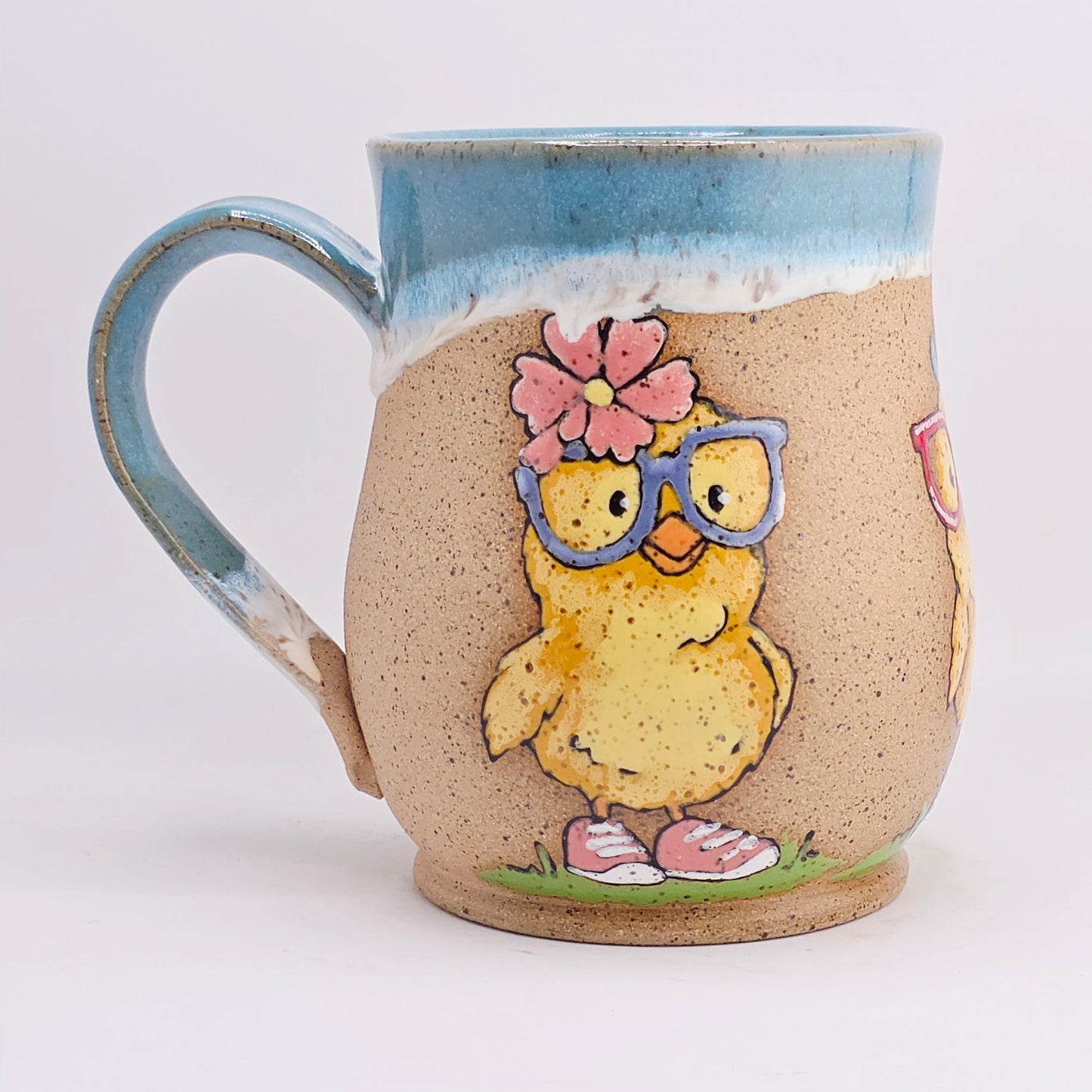 #12 Handmade stoneware Mug 17oz