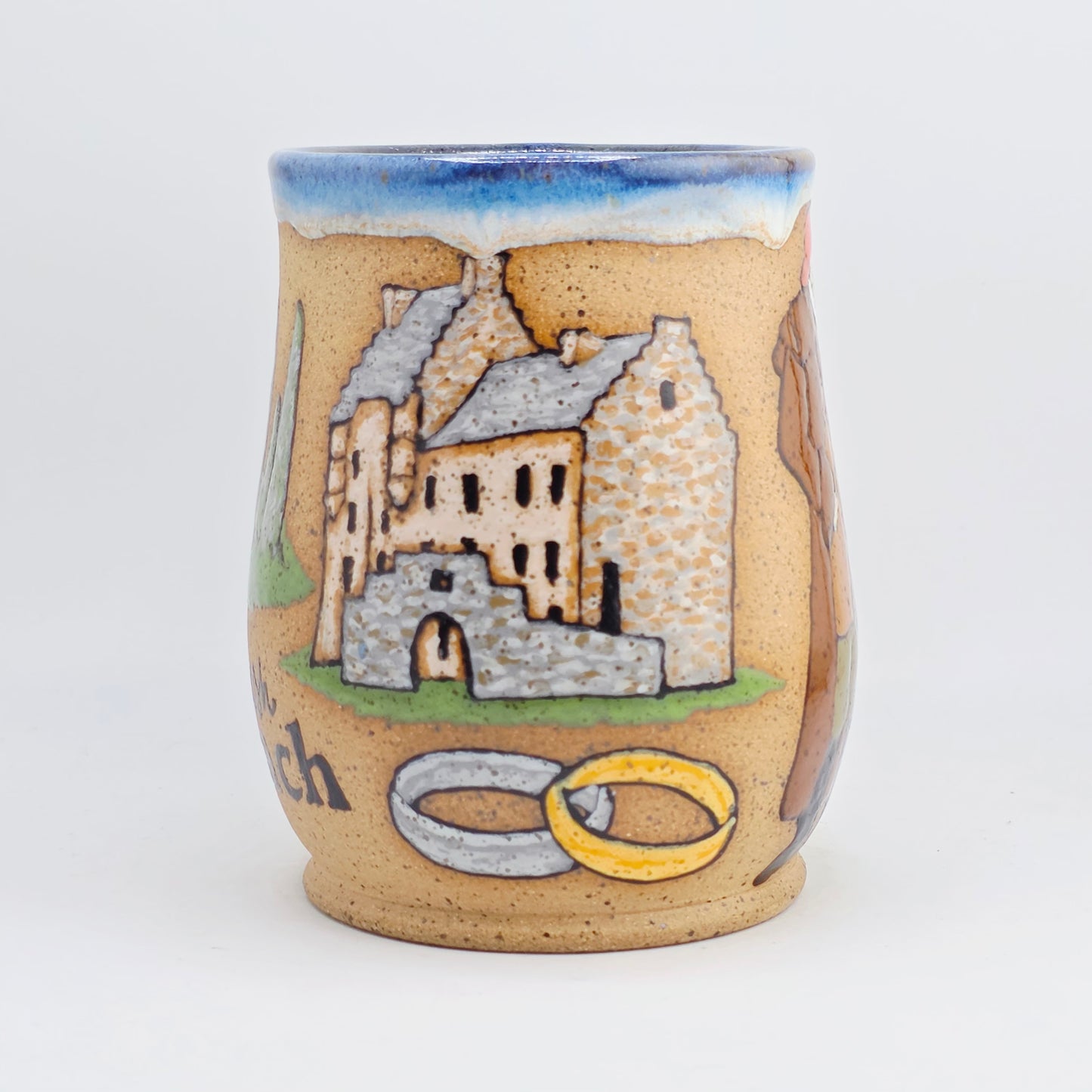 #28 Handmade stoneware Mug 17oz