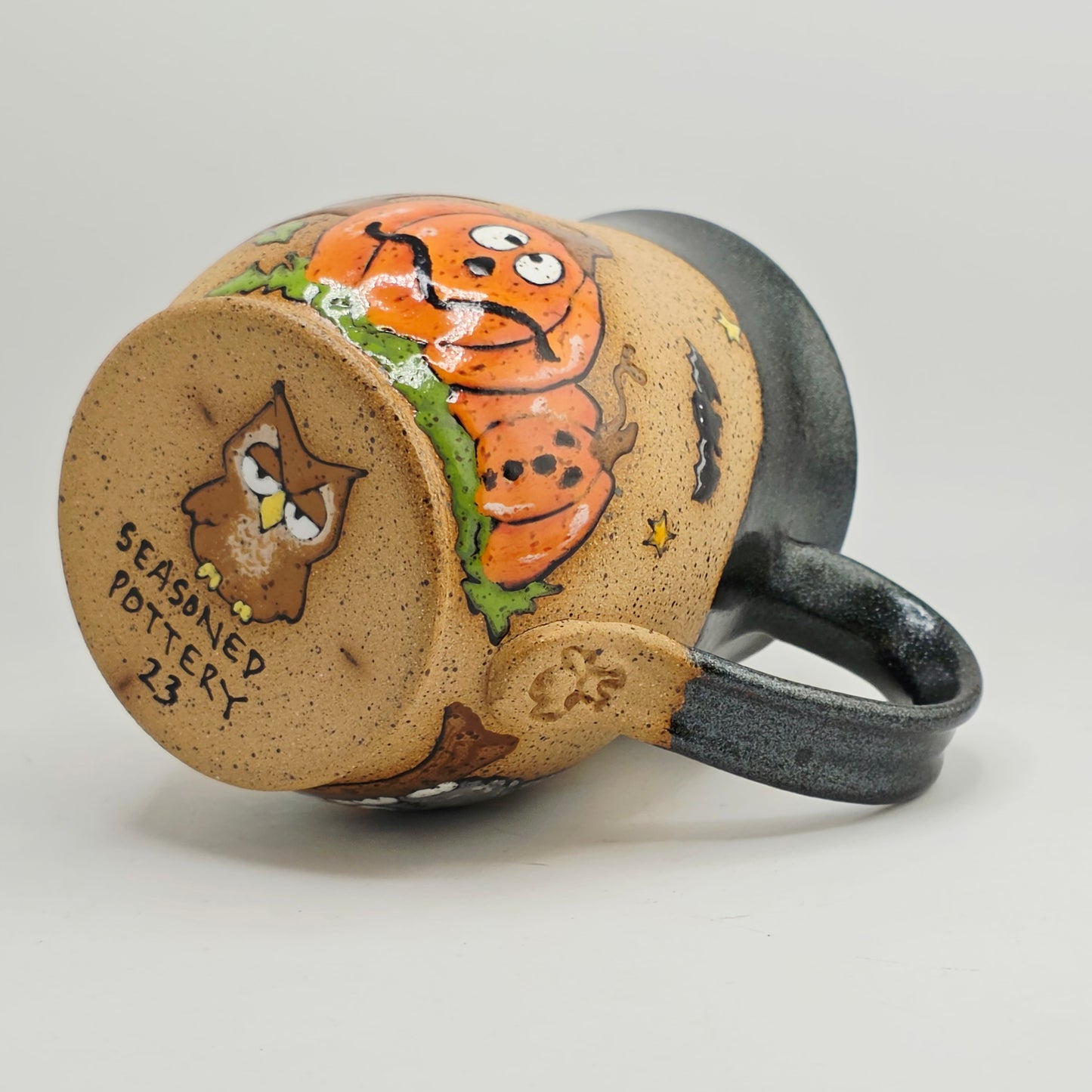 #23 Handmade stoneware Mug 17oz
