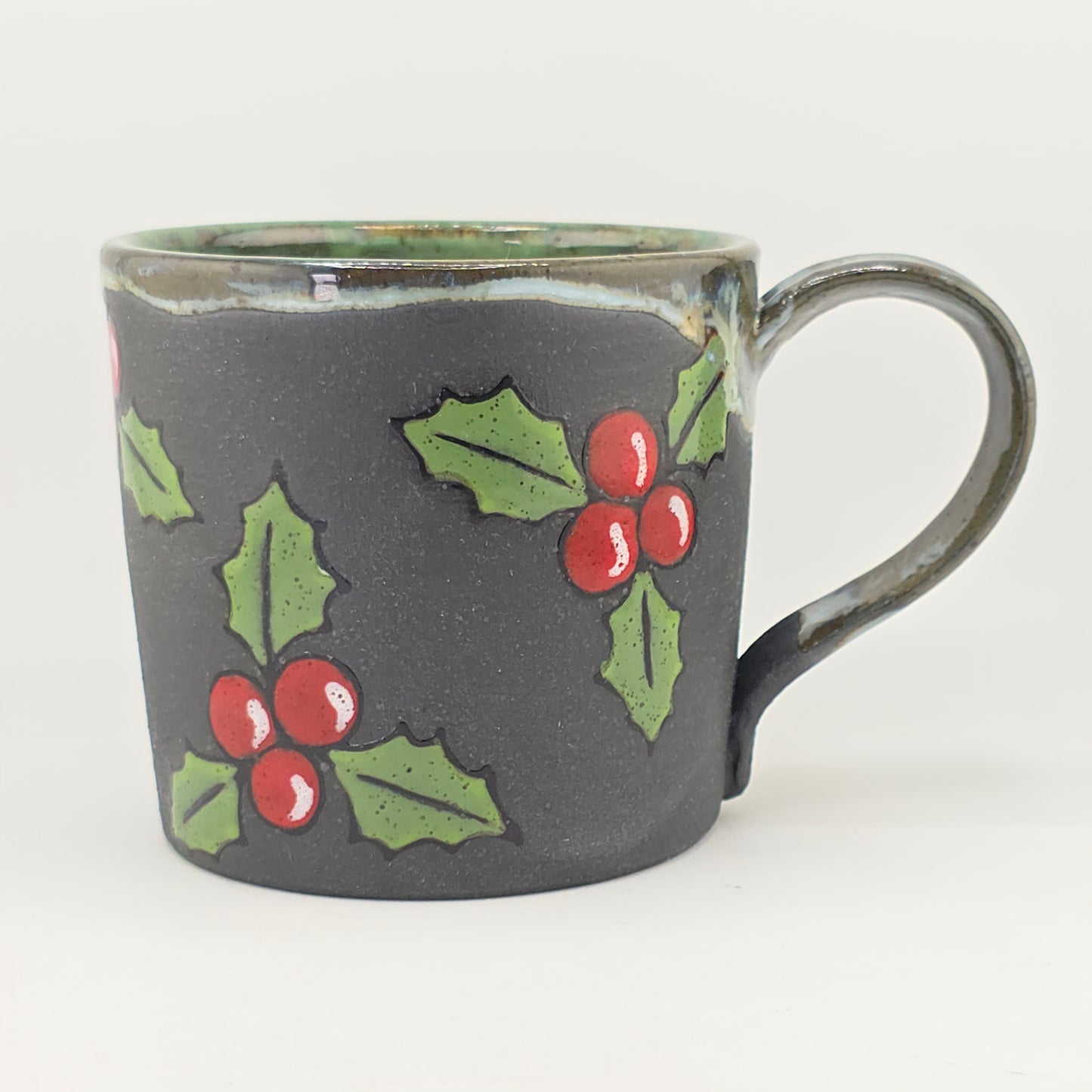 #13 Handmade stoneware mug 17 oz