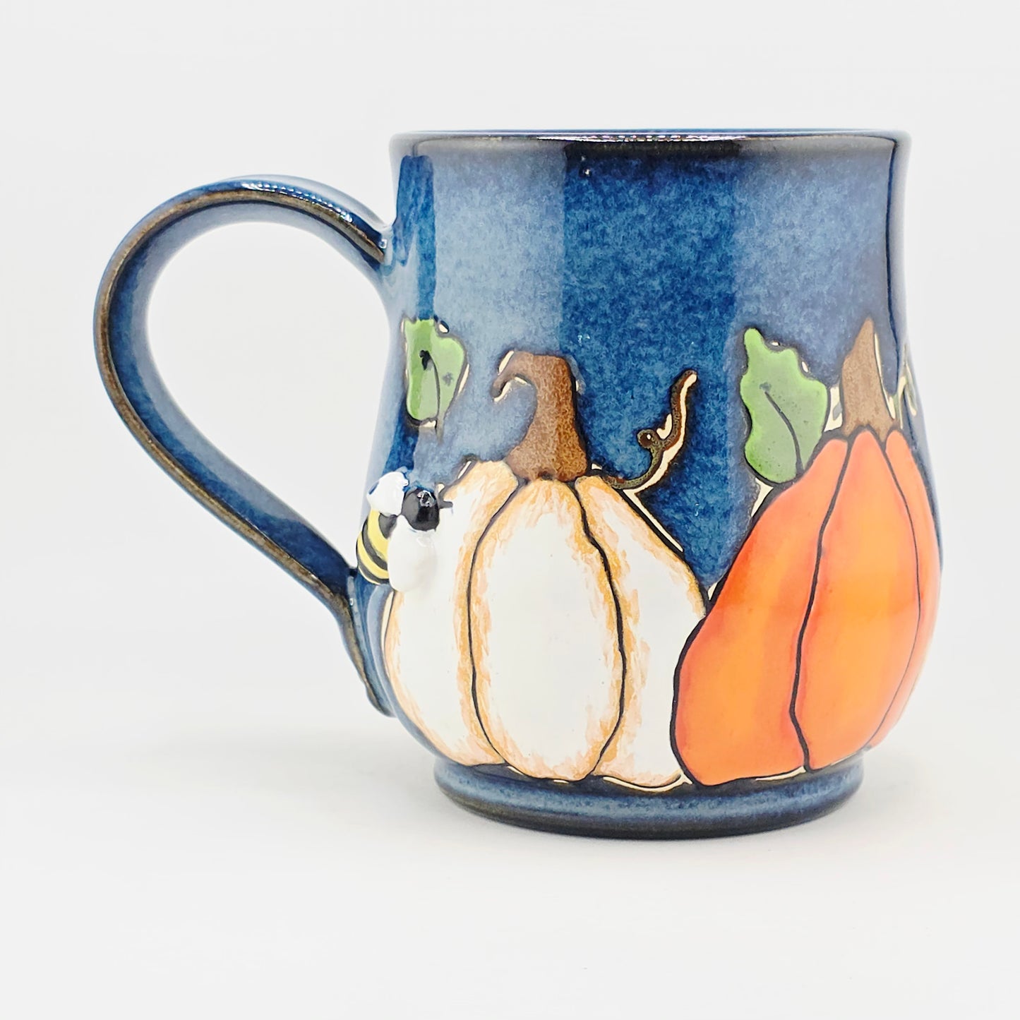 #05 Handmade stoneware mug 16-17 oz