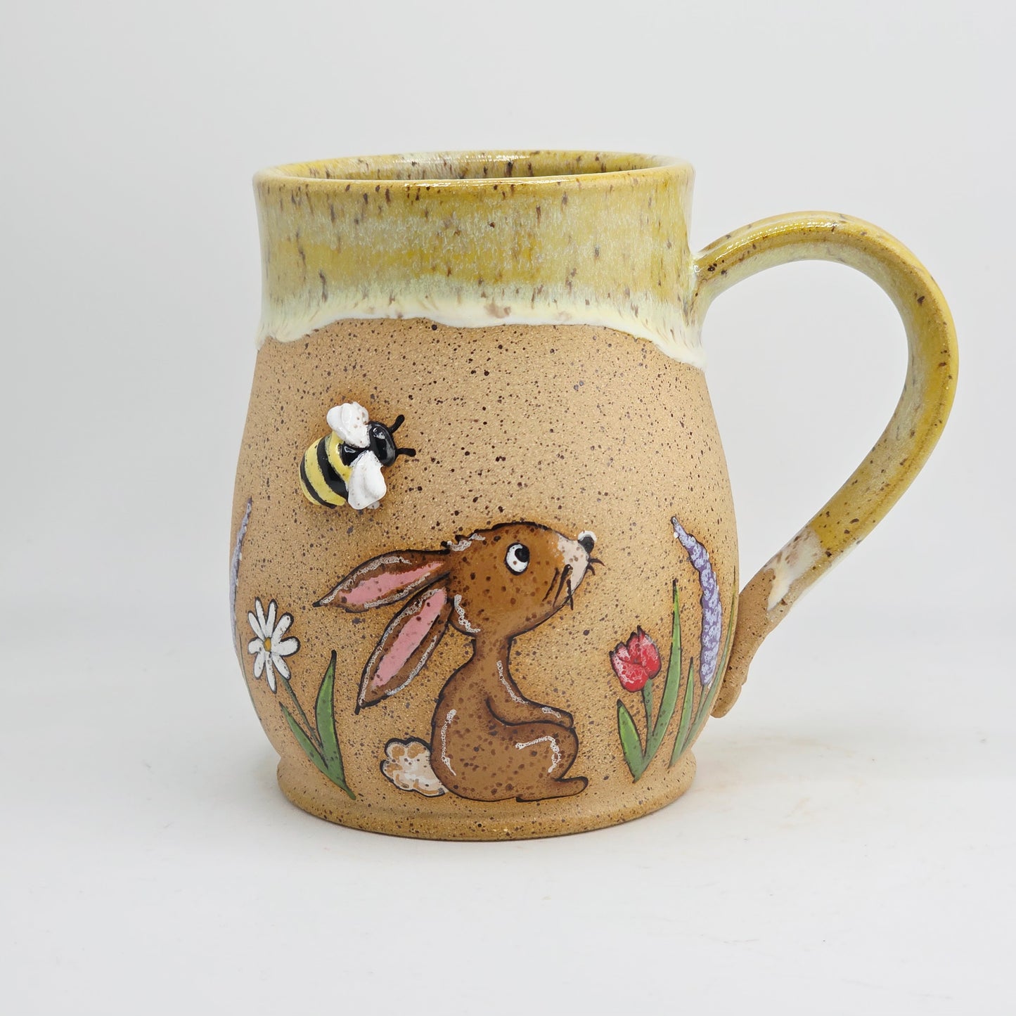 #16 Handmade stoneware Mug 18oz