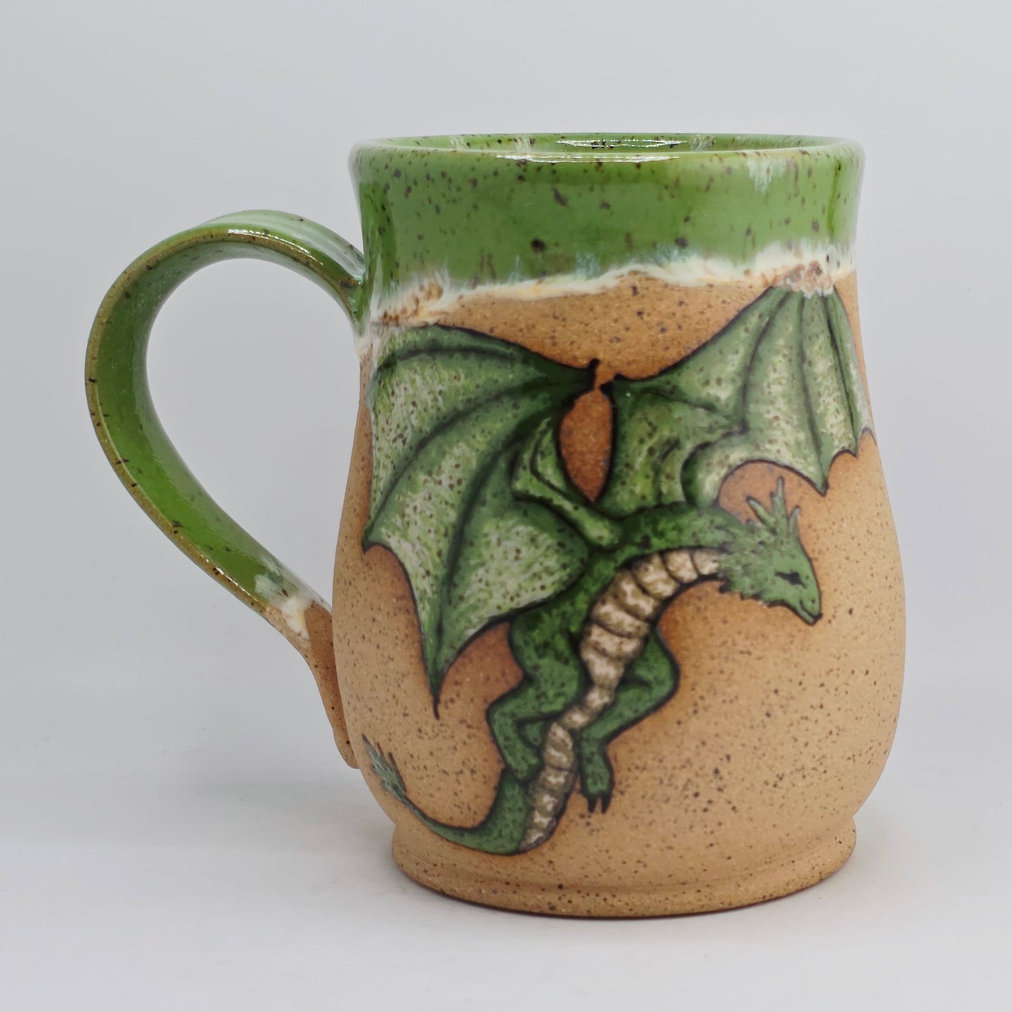 #16 Handmade stoneware Mug 18oz