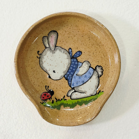 #60 Handmade stoneware spoonrest