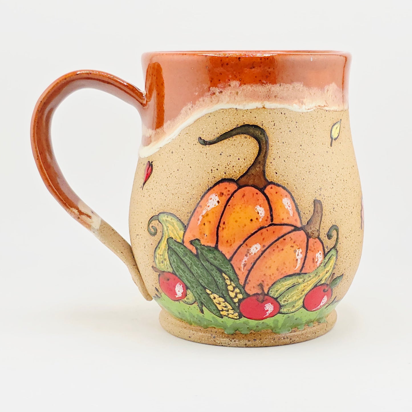 #06 Handmade stoneware mug 16-17oz