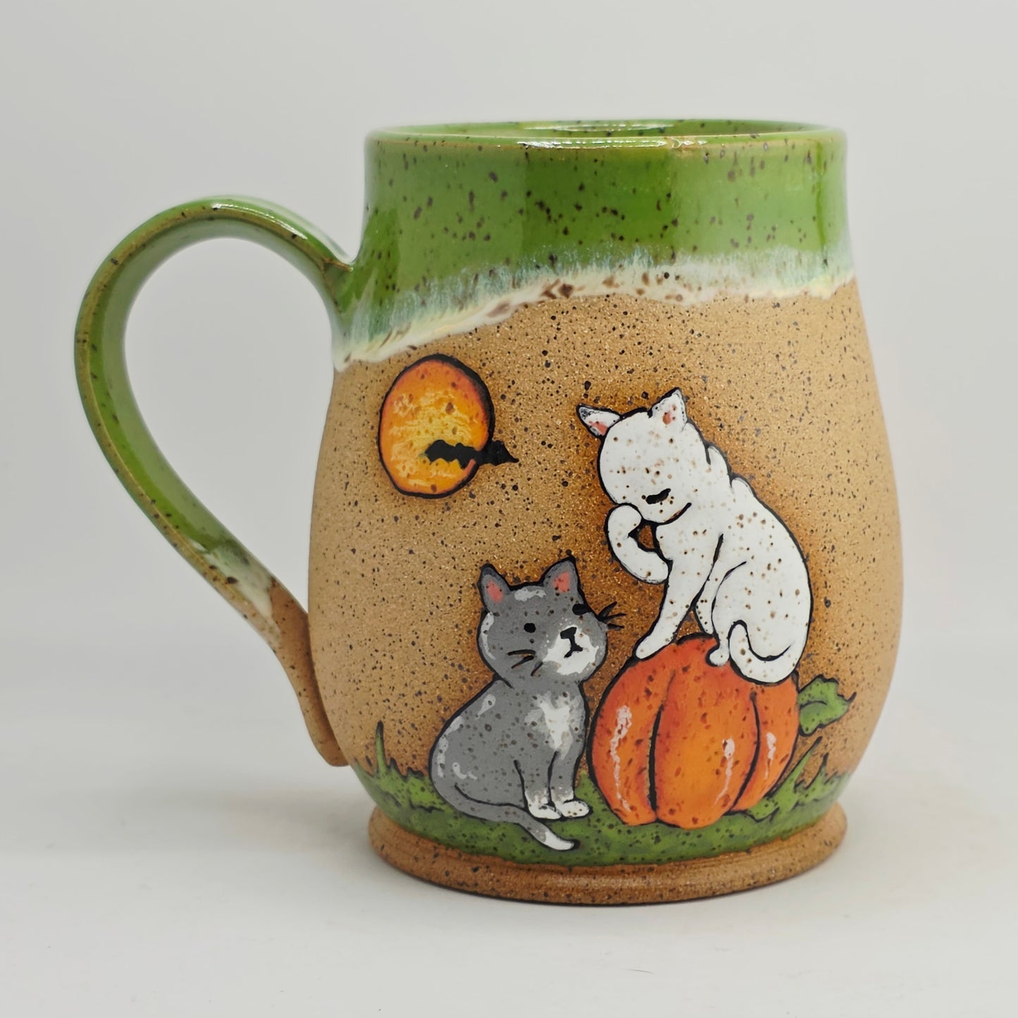 #19 Handmade stoneware Mug 17oz