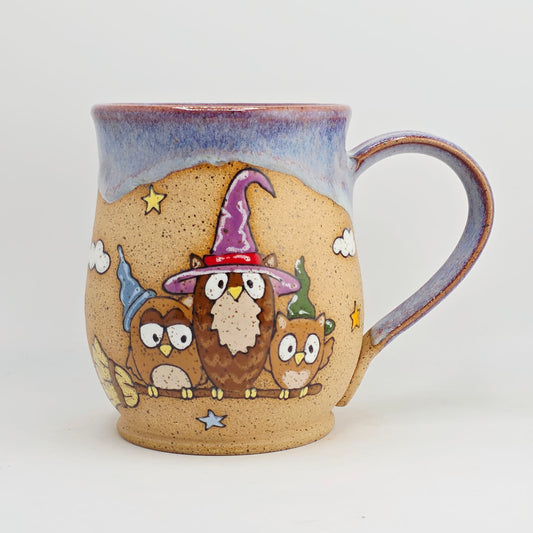 #08 Handmade stoneware Mug 17oz