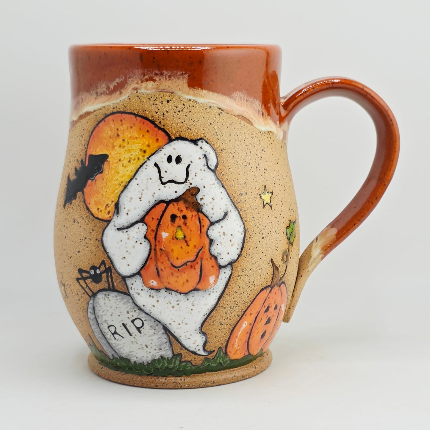 #24 Handmade stoneware Mug 17oz