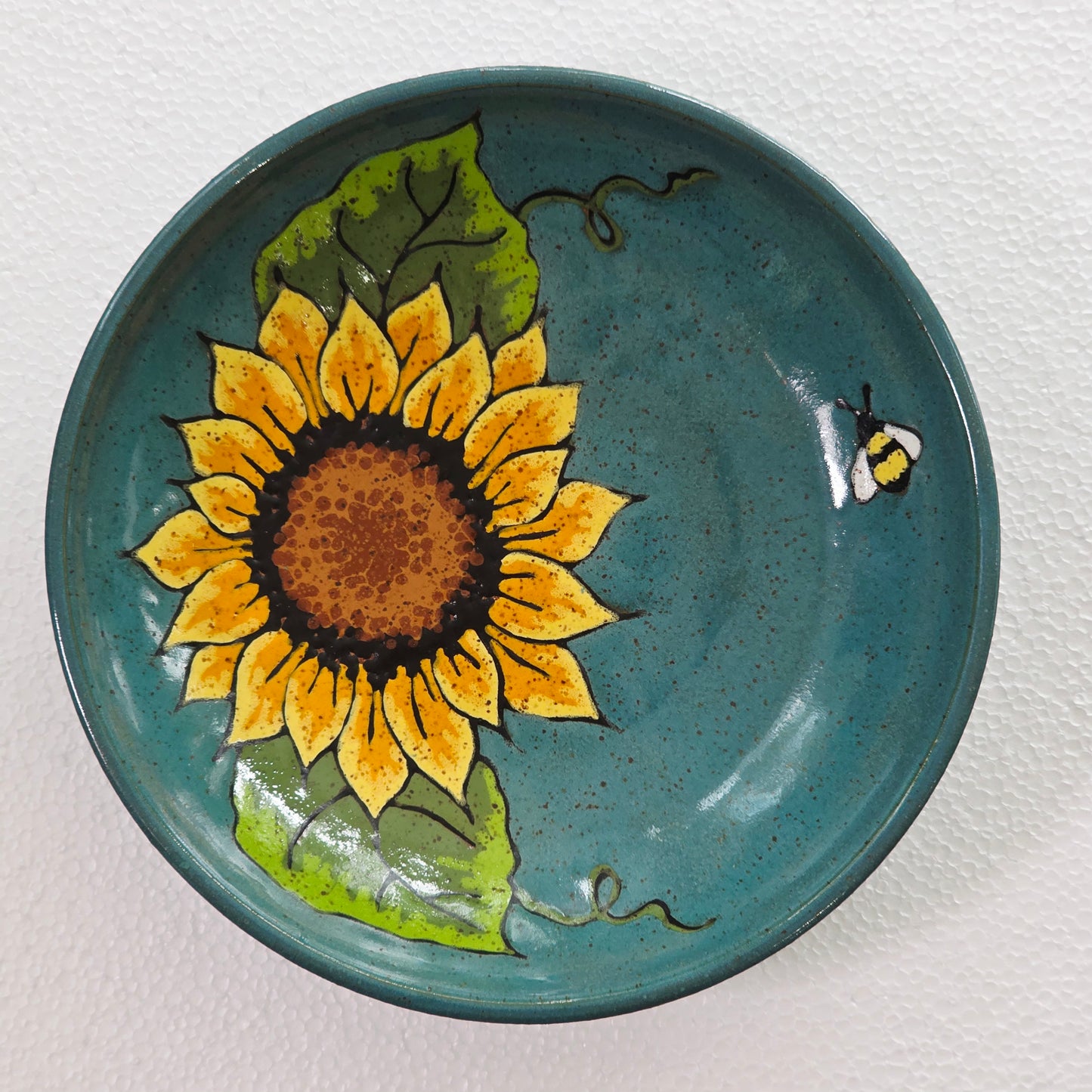 #24 Handmade stoneware bowl 8x2