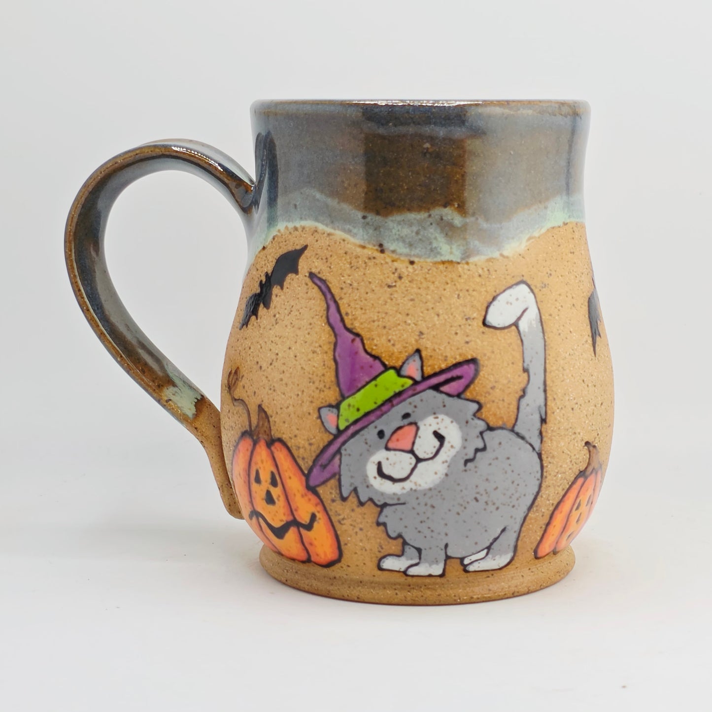 #11 Handmade stoneware Mug 17oz