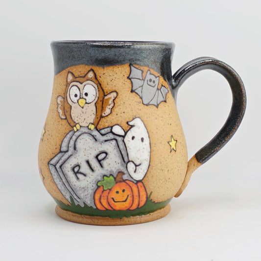 #14 Handmade stoneware Mug 17oz